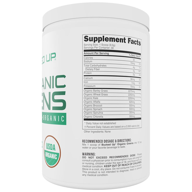 [Australia] - Greens Superfood Powder Unflavored | 8 Most Essential Mixed Greens | Certified 100% Organic | Chlorella, Spinach, Kale, Spirulina, Alfalfa, Broccoli, Wheat Grass, & Barley Grass | 30 SERV | 9.52 OZ 
