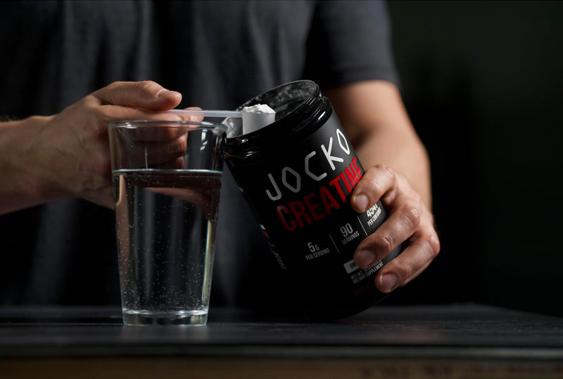 [Australia] - Jocko Fuel Creatine Monohydrate Powder - Creatine for Men & Women, Supplement for Athletic Performance & Muscle Health, 90 Servings 16 oz (Unflavored) 