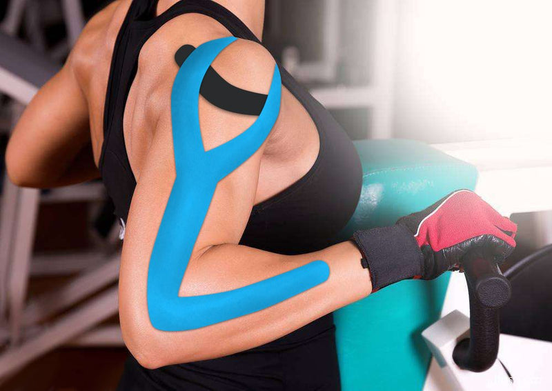 [Australia] - Kinesiology Tape 1/2 /5 Rolls Physio Relieve Muscle Soreness and Strain Shoulders Wrists Knees Ankles Elastic Waterproof Good Air Permeability Hypoallergenic 2 Inch x 16 Foot Purple by SOONGO 1 Count (Pack of 1) 