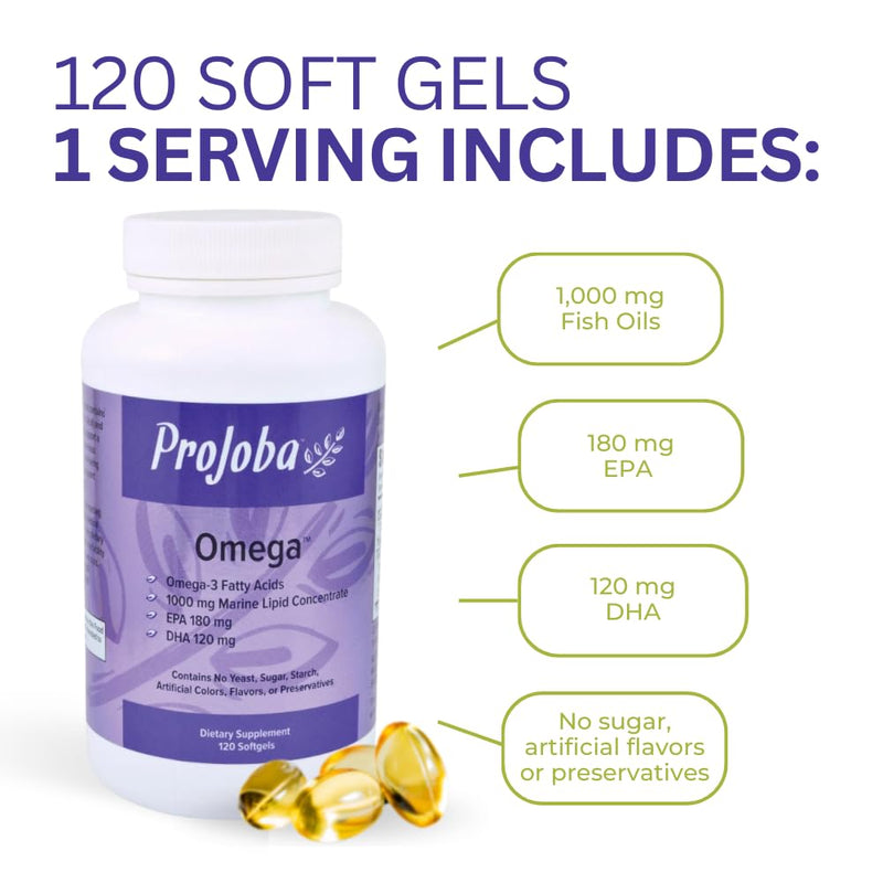 [Australia] - PROJOBA Omega 3 Essential Fatty acids, EPA and DHA - 120 CAPS - 2 Pack 