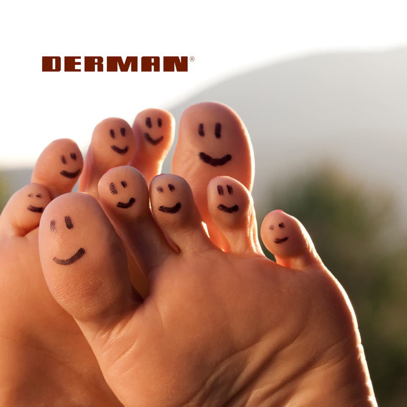 Derman Foot Powder Spray for Athlete's Foot, 4.6 Oz (Pack of 3) | Treatment Formula