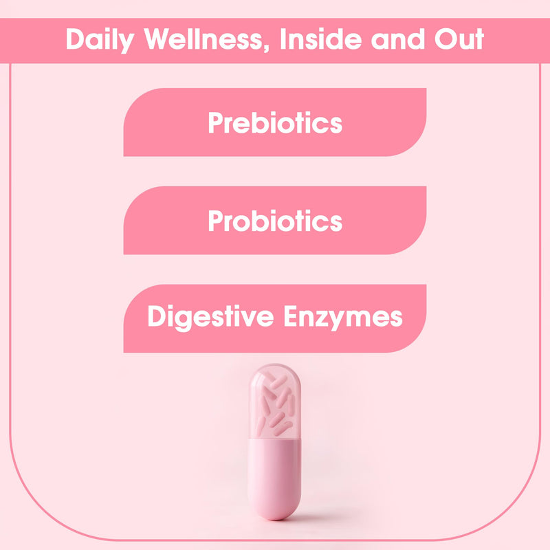 Women's Probiotics 150 Billion CFU – 34 Strains with Organic Prebiotics & Digestive Enzymes – Urinary Tract & Digestive Health – 60 Vegan Capsules with D3 and Biotin – Gluten-Free, Non-GMO, Dairy-Free WOMEN
