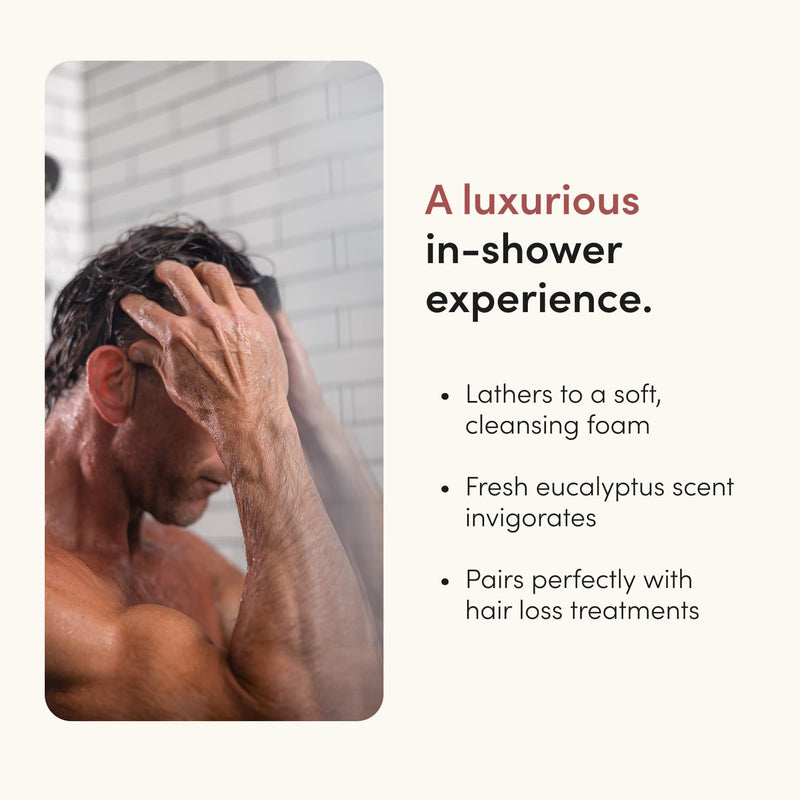 hims Thick Fix Shampoo - Saw Palmetto for Healthy Hair Growth & Thickening - Scalp Cleansing - Vegan, Sulfate-Free & Cruelty-Free - Eucalyptus Scent, 2 pack 6.4 fl oz