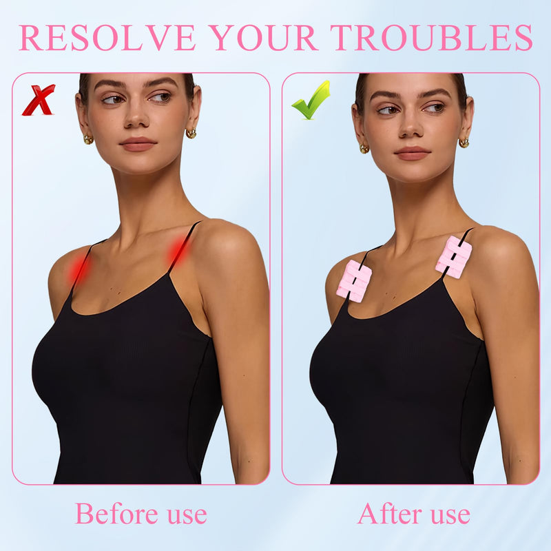 2-Pack Chemo Port Pillow - Soothing Bra Strap Cushion & Port Protector for Chemo Patients, Pacemaker Protector, Post Surgery Bra Strap Pads, Recovery Comfort (Pink)