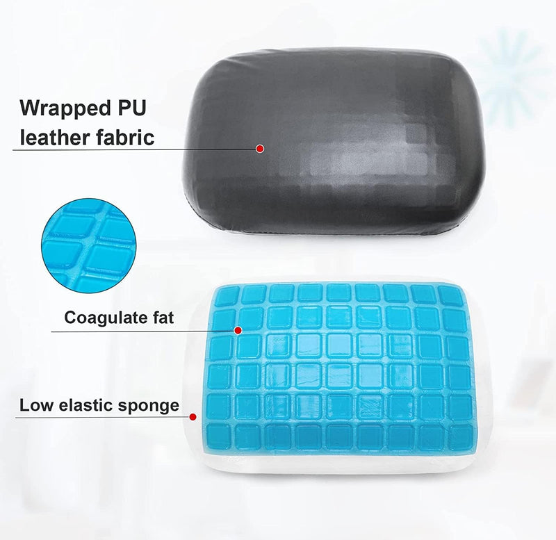 [Australia] - Elitzia Comfort Low Resilience Sponge Soft Gel Massage Pillow Pro Lash Extension and Salon Spa Supplies Neck and Back Support Beauty Facial Lash Pillow ET30388 