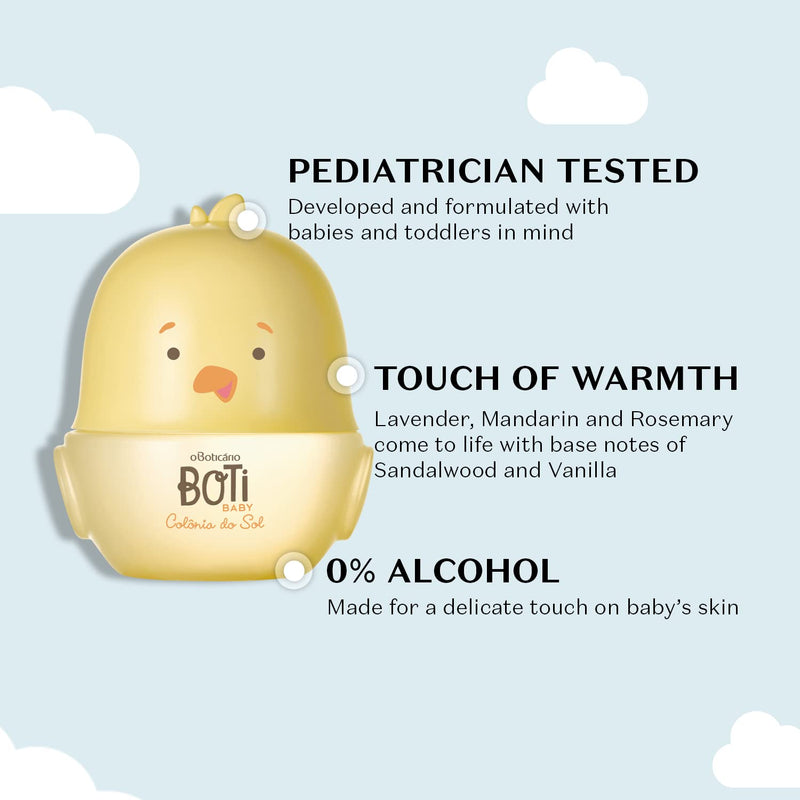 [Australia] - O BOTICARIO Boti Baby Sun Cologne, Relaxing Lavender Baby Perfume Spray, 3.3 Ounce (Packaging May Vary) 
