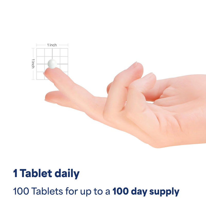 [Australia] - Puritan's Pride Premium Vitamin K 100mcg, Dietary Supplement for Bone, Joint, and Blood Clotting Health Support, 100 Day Supply, 100 Tablets 