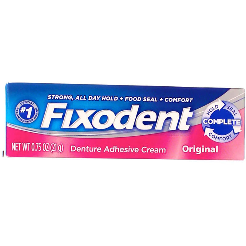 [Australia] - Fixodent Denture Adhesives Cream, Original - 0.75 Oz (Pack of 6) 