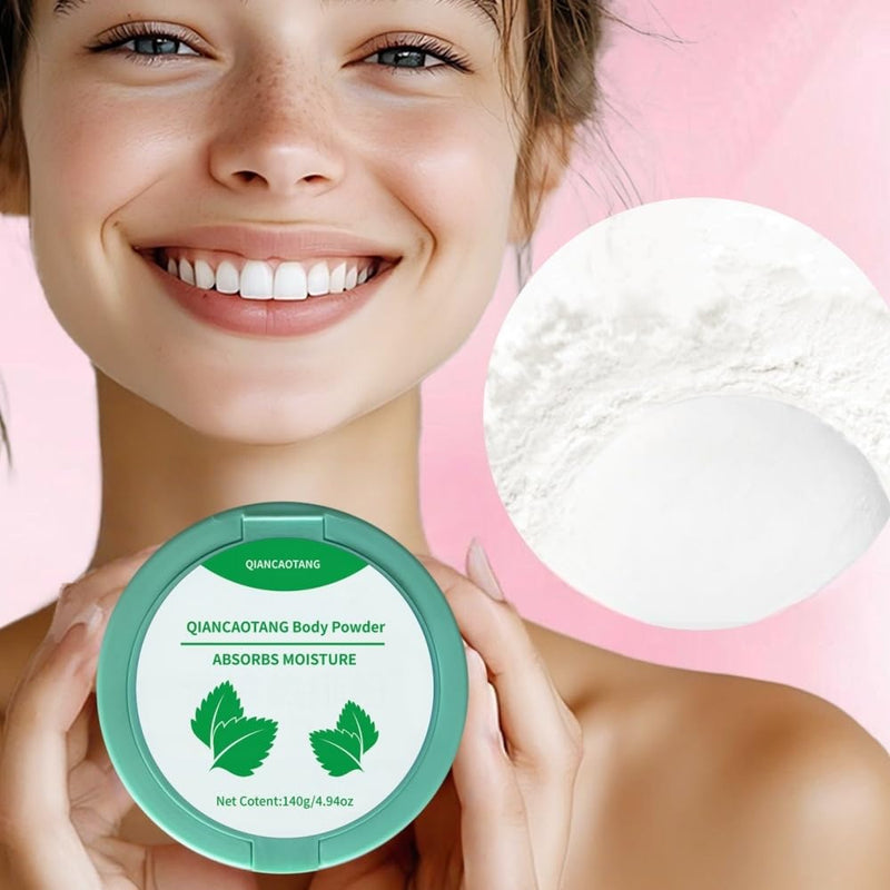 Pure & Natural Corn Starch Body Powder with Aloe & Lavender | Talc-Free, Soothing & Absorbing Body Powder for Adults | 24H Moisture Protection (4.94oz)