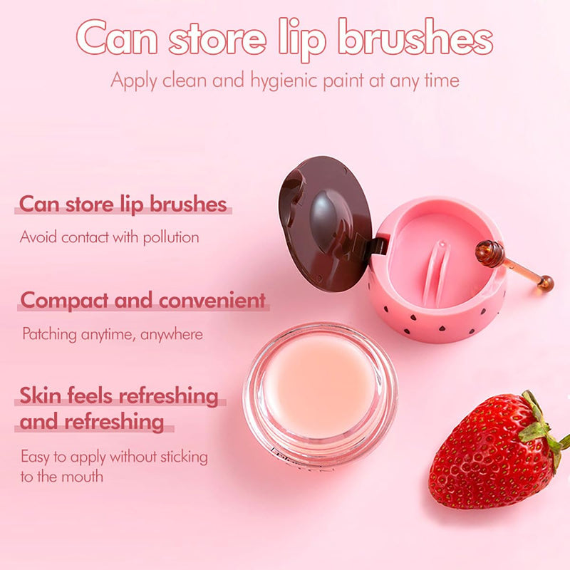8 Packs Fruit Lip Balm, Moisturizing & Smoothing Lip with Honey & Vitamin E, Hydrate Repair Prevent Dry Cracked Lip Sleeping Lip Mask, Effective Reduces Lip Lines Lip Care 8 Pack Mixed Flavors