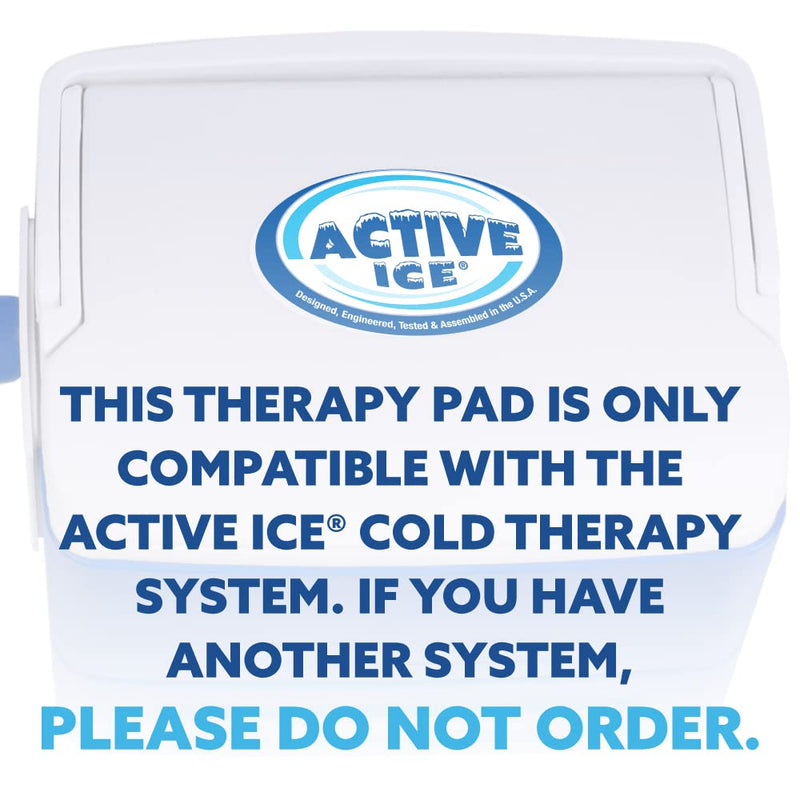 [Australia] - Polar Active Ice® Back therapy pad 12” x 8.5” with attached belt. Use only with The Polar Active Ice #AIS therapy system. Back Pad 