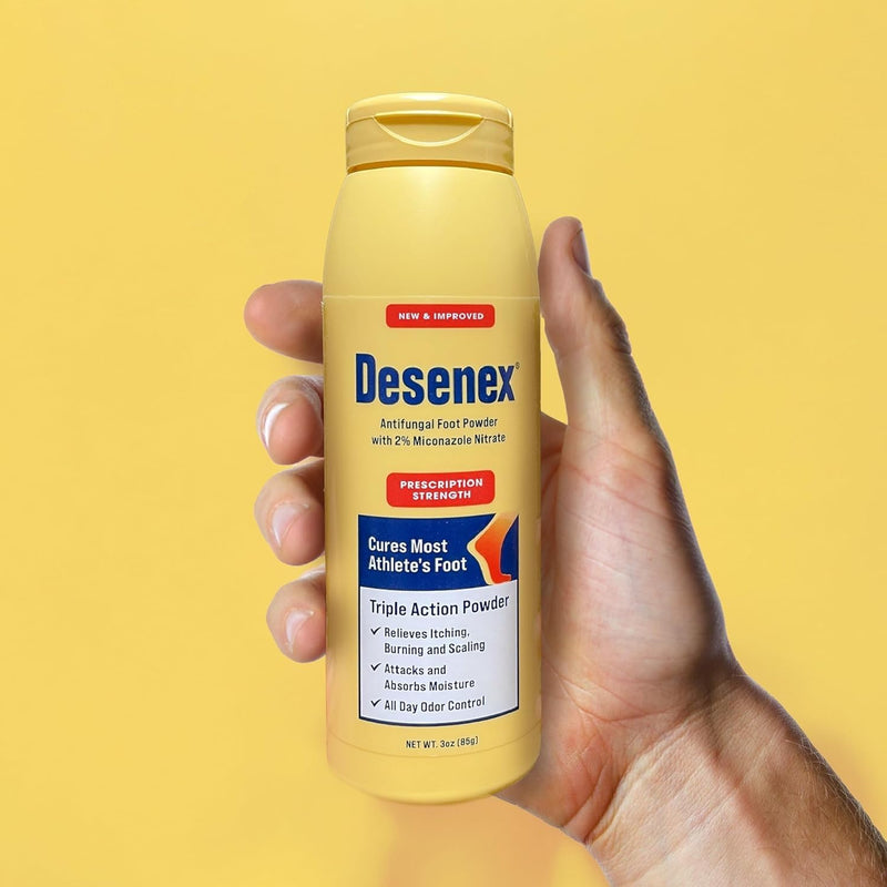 Desenex Antifungal Powder, Cures Athlete's Foot, 2% Miconazole Nitrate 3 oz (85 g)(Pack of 1)