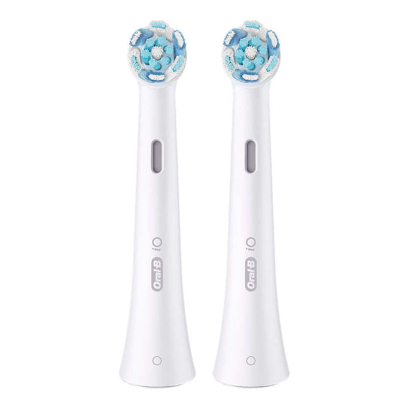 Oral-B iO Series Ultimate Clean Electric Toothbrush Replacement Brush Heads for an Oral-B Electric Toothbrush, 2 count, White 2 Count (Pack of 1)