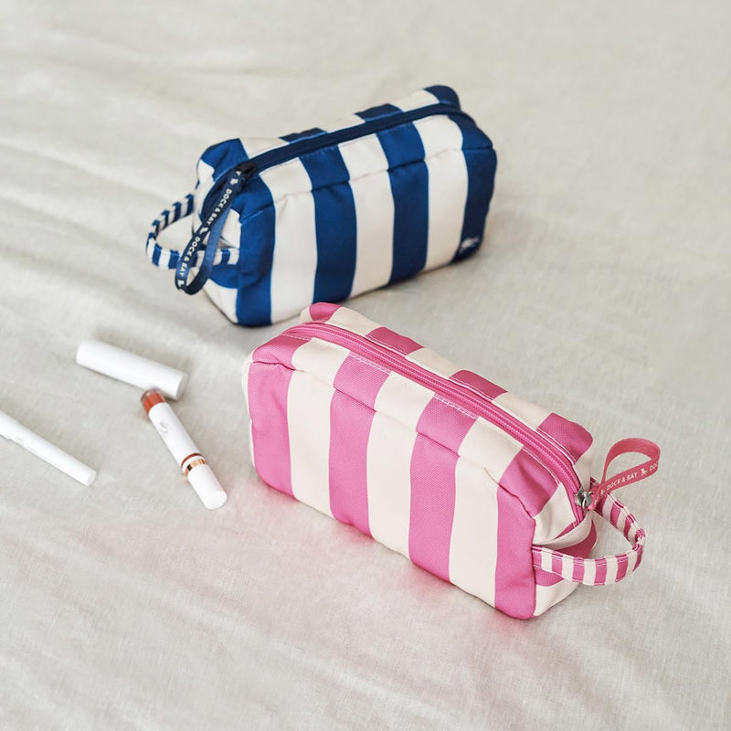 Dock & Bay Toiletry Bag - Large Travel Toiletries Kit - Whitsunday Blue Cabana - Whitsunday Blue