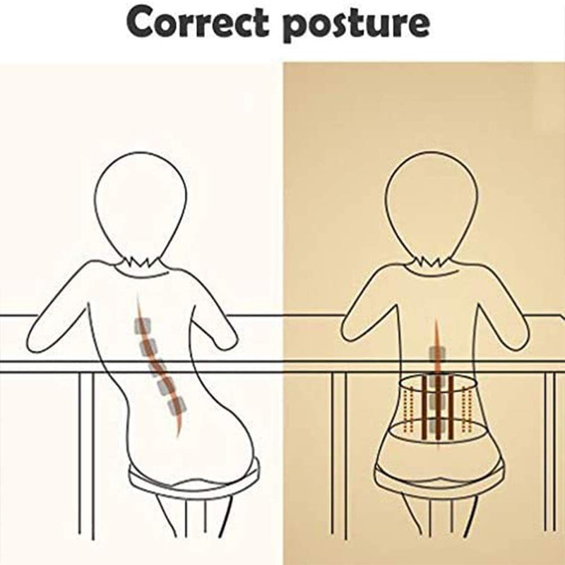 Luwint Kids Waist Belt Brace Support - Abdominal Binder Hernia Band for Waist Back Pain Relief Dance Yoga Volleyball Basketball (Black) Black