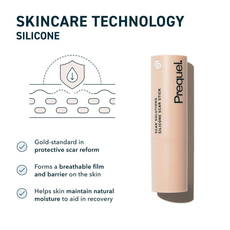 [Australia] - Skin Scar Solutions 60% Silicone Scar Stick. Thick Solid Velvety Film for Scars. Formula Infused with Centella Asiatica Extracts and Vitamin E. Soothing and Occlusive 