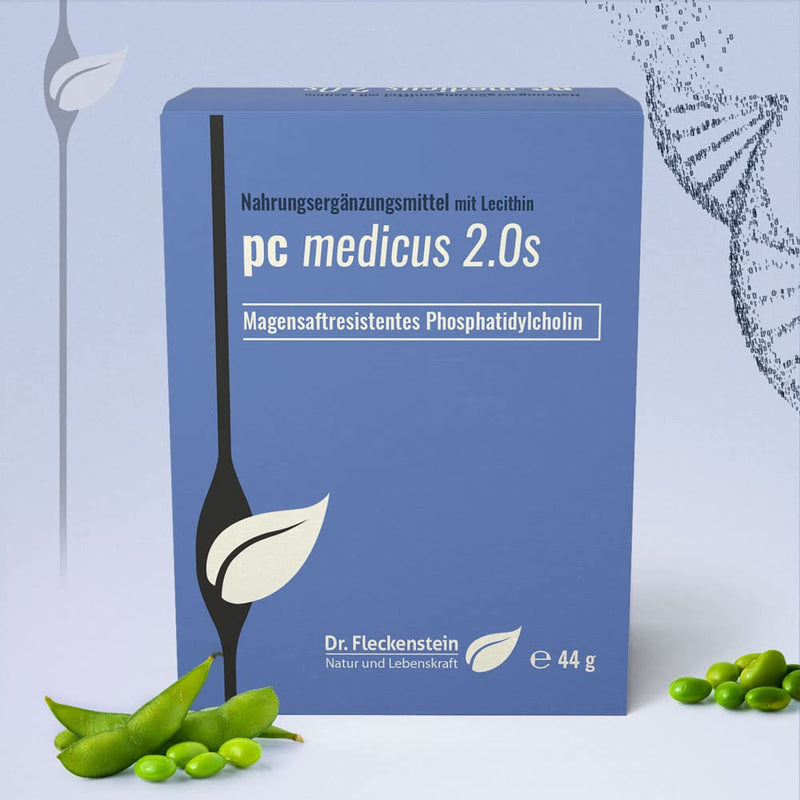 [Australia] - Dr.Fleckenstein PC medicus 2.0S, 83% phosphatidylcholine (soy lecithin), high dosage, enteric resistant, new as a dietary supplement, 90 capsules 