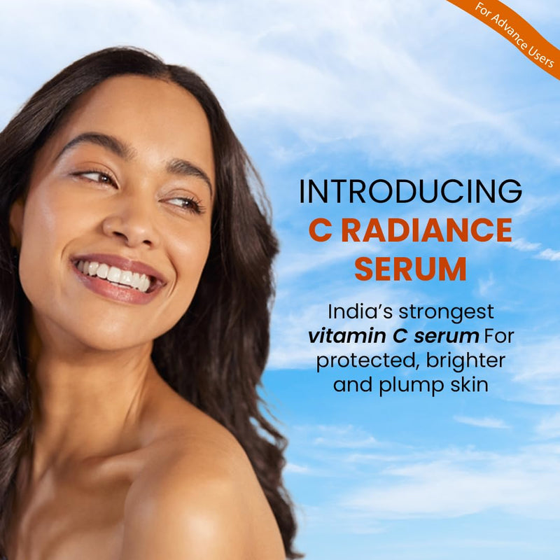 TRUTH & BEAUTY Vitamin C Serum for Face With Hyaluronic and Ferulic Acid, Boost Skin Collagen,Hydrate & Plump Skin, Anti Aging & Wrinkle Facial Serum - 1.01 Fl Oz Advance Advance C Radiance Serum