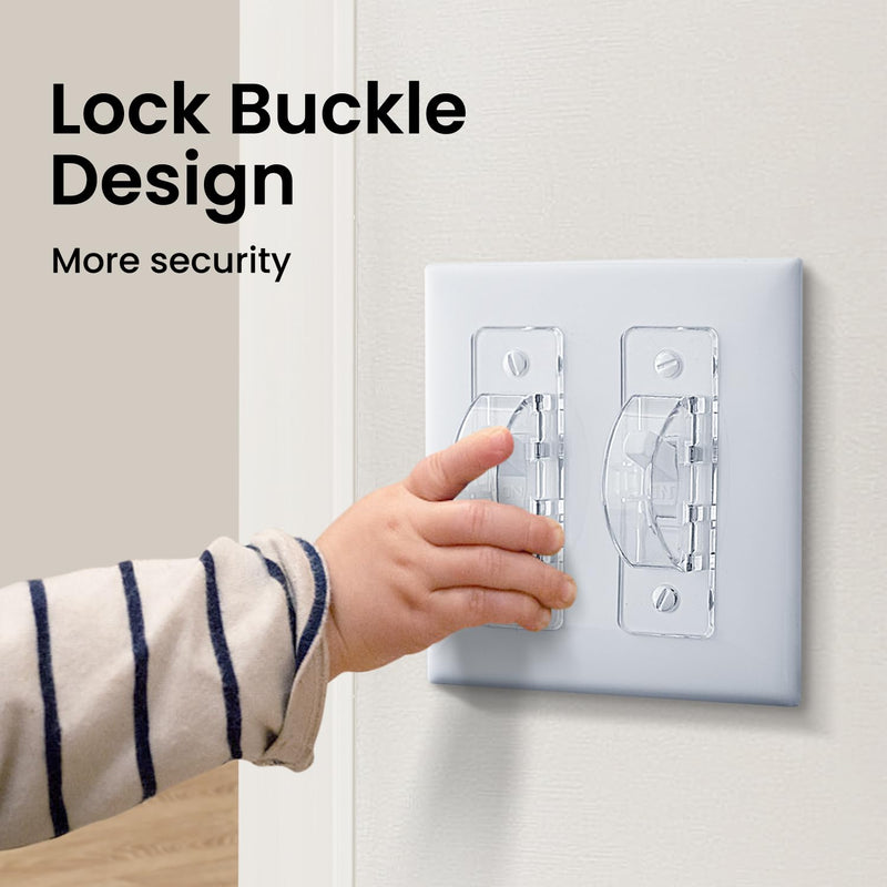 [Australia] - Switch Cover-Light Switch Cover-Light Switch Cover Guard-Light Switch Guard-Light Switch Cover Child Proof-Child Proof Light Switch Cover(Clear,1pc) 1 Pack 