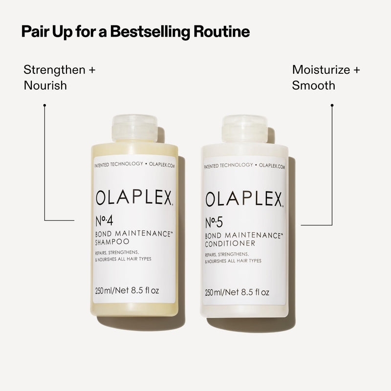 Olaplex N°.5 Bond Maintenance™ Hair Strengthening Conditioner: Repairs Damage & Defend Against Future Breakage | Reduce Frizz | For Coily, Curly, Straight, and Wavy 250 mL / 8.5 Fl Oz
