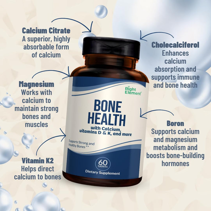 – Advanced Calcium, Magnesium & Vitamin D3 Supplement for Women | Supports B one Density, Strength & Healthy Aging | with K2, Boron & More | 60 Capsules (1-Pack) 60 Count (Pack of 1)