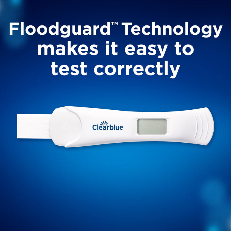 Clearblue Pregnancy Test Combo Pack, 4ct - Digital with Smart Countdown & Rapid Detection - Value Pack 4 Count (Pack of 1) Combo 4