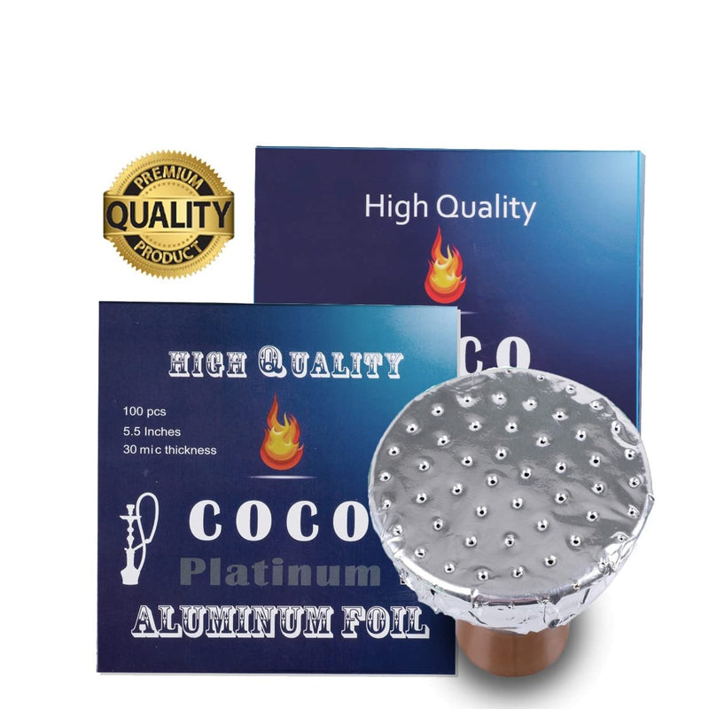 [Australia] - PLATINUM Edition of Foil with Holes 3mil Thickness , Aluminum Foils Pre-Punched, Heavy Aluminum Precut Foil 5.5 Inches Wide (100 Foil Sheets) 