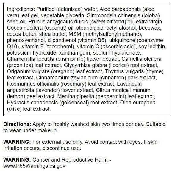 Swanson Coq10 Cream 2 fl Ounce (59 ml) Cream | Keeps Skin Looking Youthful and Radiant with CoQ10, Vitamins C and E plus Chamomile and Licorice Extracts, Paraben Free
