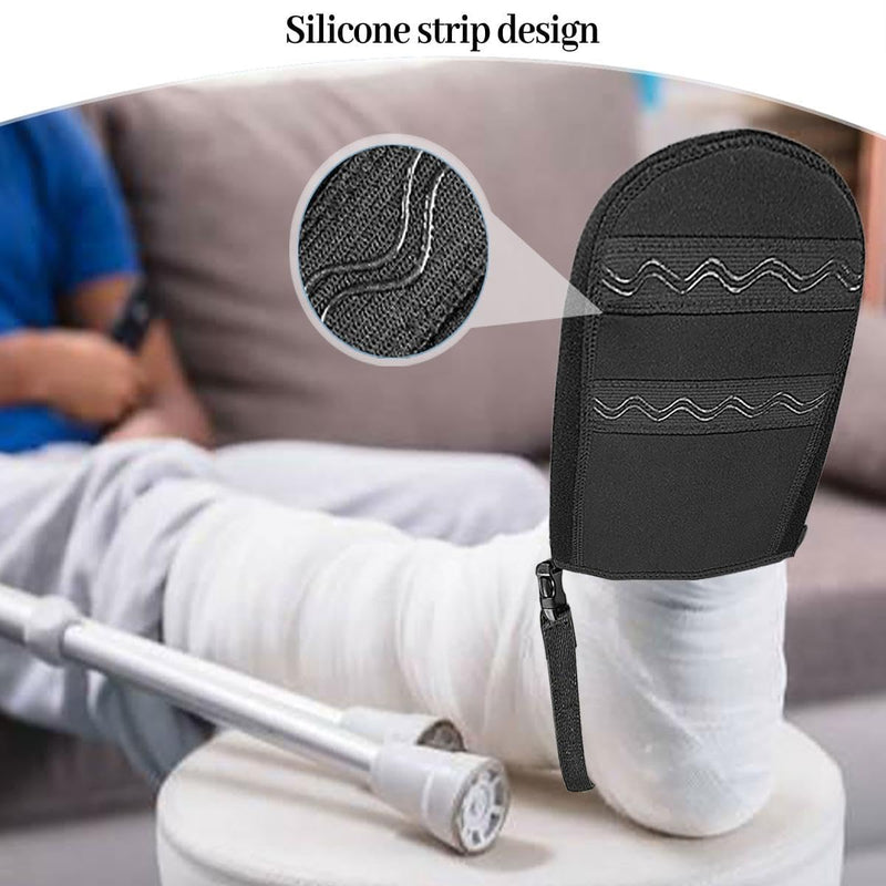 [Australia] - PAIKIUU Cast Sock Cast Cover for Foot, Sock for Plaster Cast Protector Socks Keep Toes Warm for Men Women Foot 