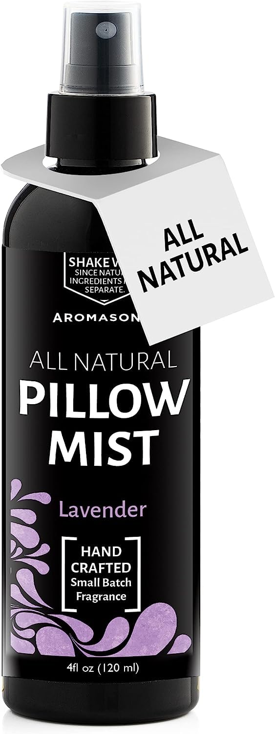 [Australia] - Aromasong Lavender Pillow Spray for Sleeping - All Natural Calming Linen & Bedtime Sleep Mist for Deep Sleep - Pillow Spray Aromatherapy with Botanical Essential Oils for Relaxing Stress 4 Fl Oz (Pack of 1) 