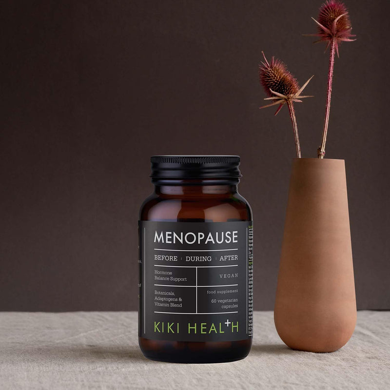 Menopause Blend – Natural Adaptogenic Botanicals & Vitamins for Bloating, Hot Flush Relief, Mood Balance, Restful Sleep & Bone Health – Menopause and Perimenopause Supplement – 60 Vegicaps