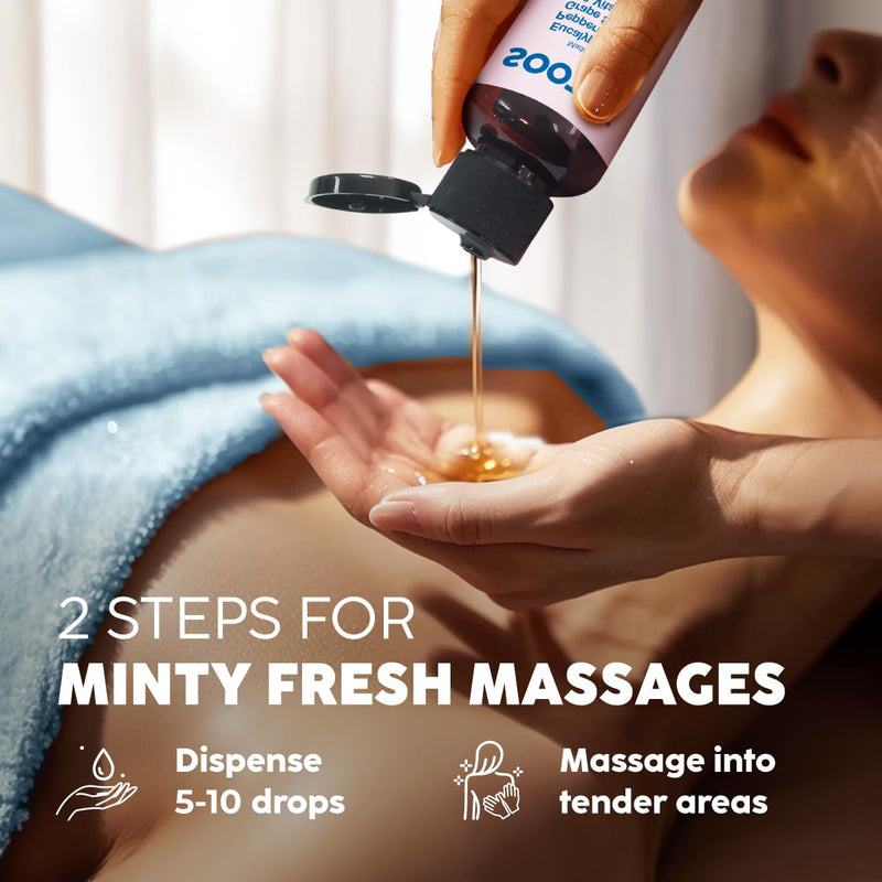 Kukka Soothe Massage Oil - Spa Quality Warming Massage Oil - Body Oils for Women & Men - Infused with Eucalyptus Oil, Peppermint Oil, Grapeseed Oil & Vitamin E Oil (3.4 fl oz) 3.4 Ounce (Pack of 1)
