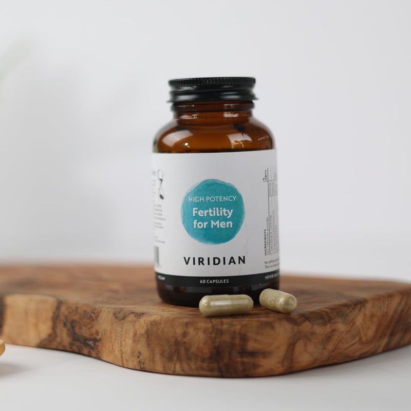 Viridian Fertility for Men (High Potency) | 120 Caps | Supports Reproductive Health with Zinc & Vital Nutrients | Vegan Capsules | Pre-Conception Support | Active Ingredients | Nutritionist Formulated 120 count (Pack of 1)