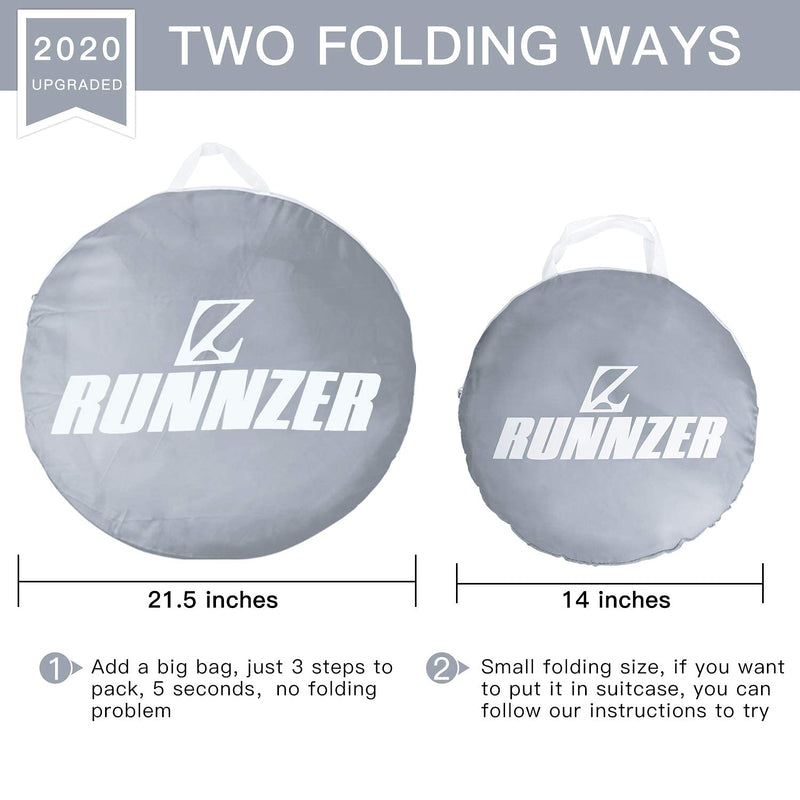 [Australia] - Crib Tent Crib Net to Keep Baby in, Pop Up Crib Tent Canopy Keep Baby from Climbing Out (55.2" L x 27.6" W x 51.6" H) Gray 