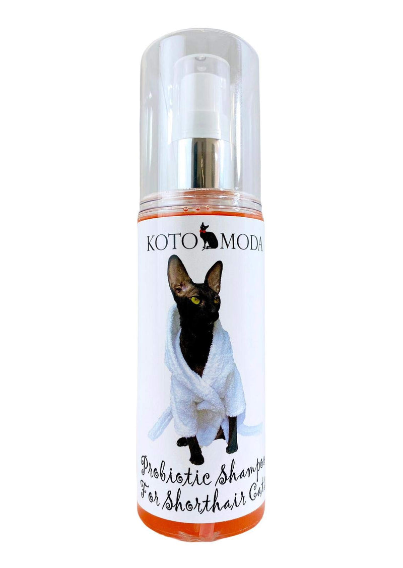 Probiotic Shampoo for Shorthair Cats 120 ml with Foam Pump, Cornish Rex, Devon Rex, Oriental - PawsPlanet Australia