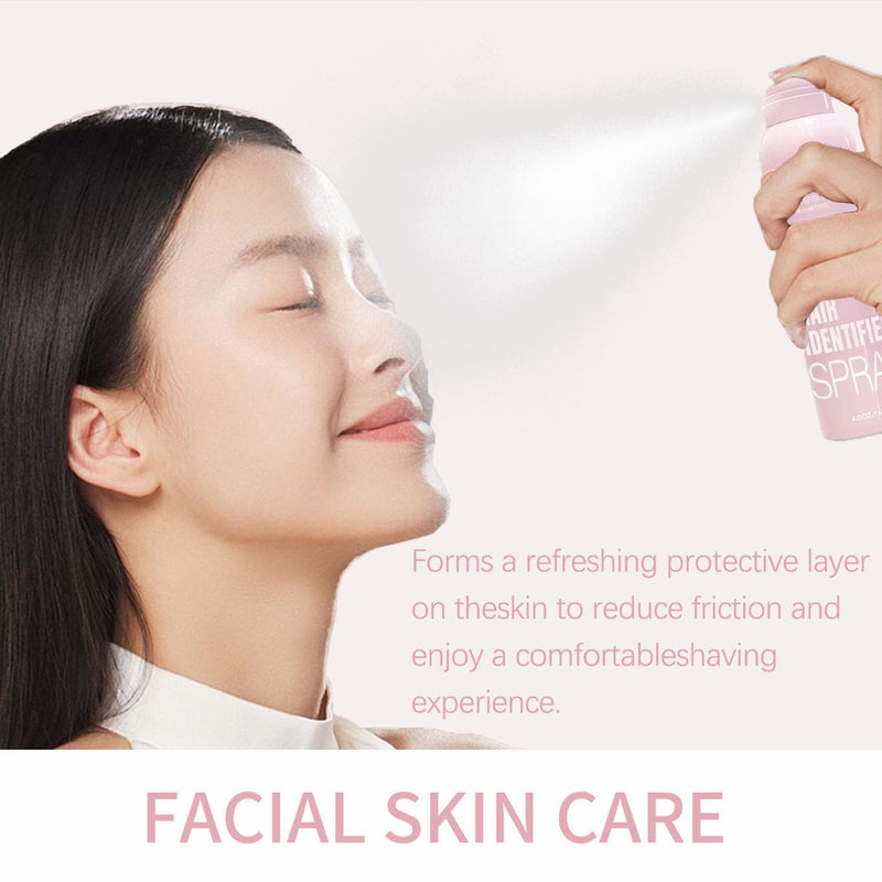 [Australia] - 2pcs Hair Identifier Spray for Face Shaving, Skin Body Hair Identifying Spray With Razors,Hair identifier for Face Dermaplaning, Moisturizing and Skin Care Dermaplaner 