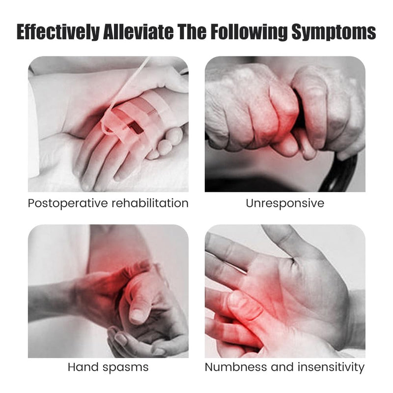 [Australia] - Rehabilitation Robot Gloves, Finger Exerciser for Stroke Recovery Hand Glove Equipment Hand Function Rehabilitation (Orange Left Hand L) Orange 