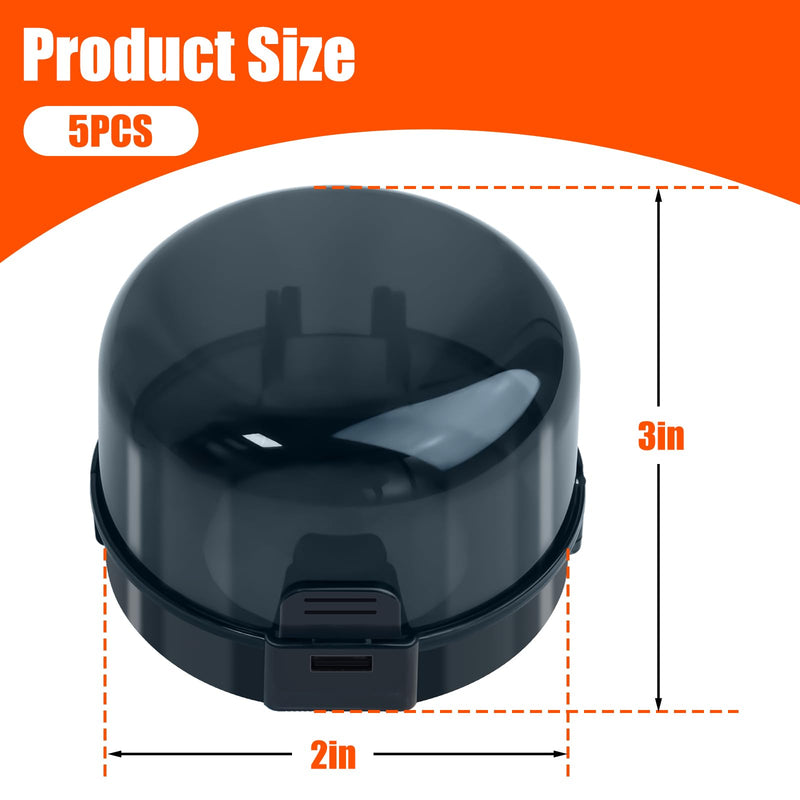 [Australia] - Stove Knob Safety Covers Baby Proofing for Press Stove Knob and Oven Knob Child Safety Locks - 5 Pack (Black) 