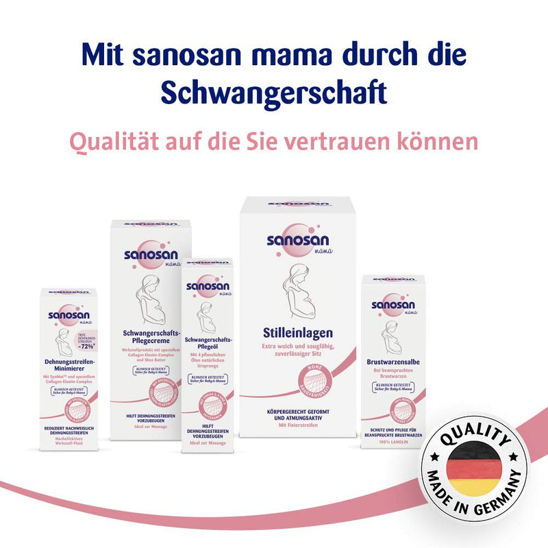 [Australia] - sanosan pregnancy cream clinically tested - prevents stretch marks and stretch marks - pregnancy care cream without paraffin oil, dyes, silicones and parabens (3x 200 ml) 3 pieces 
