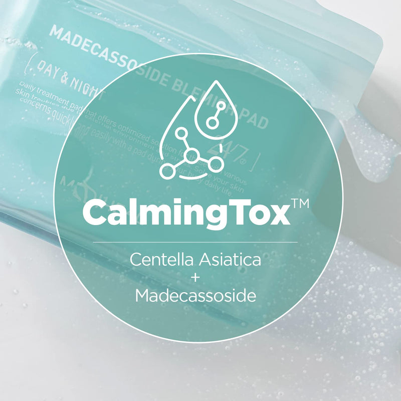 [Australia] - MEDIHEAL Madecassoside Cotton Facial Pads - Toner Pads with Centella Asiatica to Improve Uneven Skin Tone - Vegan Face Gauze Pads, 100 Pads Madecassoside Pad 