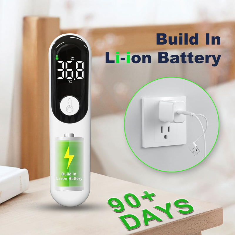 [Australia] - Rechargeable Non-Contact Forehead Thermometer for Adults and Kids, Medical Digital Touchless with Fast Reading 