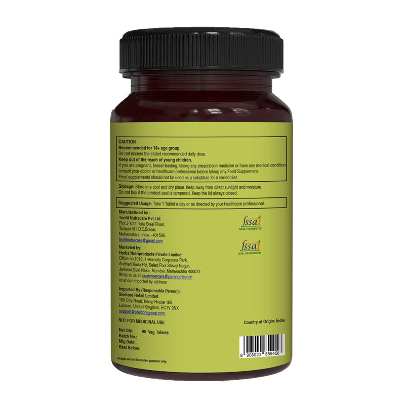 Pure Nutrition Whole Food Multivitamin for Women | 90 Tabs | One-A-Day | 100% RDA | 24 Natural Vitamins and Minerals | All Natural Plant Based Women's Multivitamin | 3 Months Supply