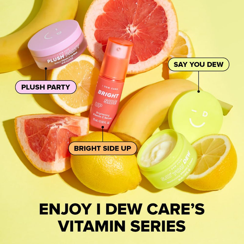 I DEW CARE Vitamin C Face Serum - Bright Side Up | Hydrating with Niacinamide, Korean Glass Skin Care, Facial Treatment, Non-irritating, Lightweight, Exfoliating, 1.01 FL Oz 02 Bright Side Up