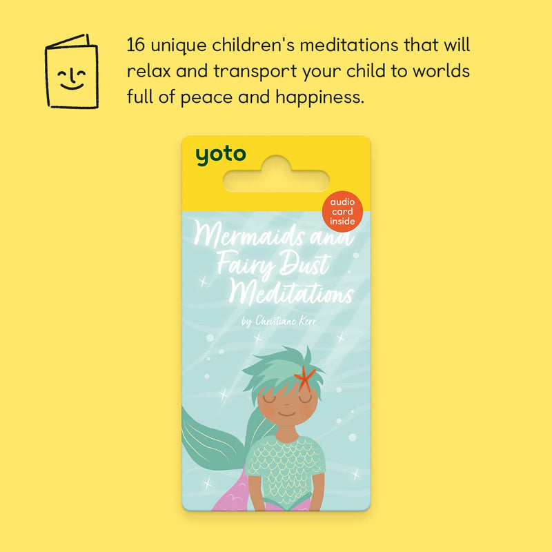 [Australia] - Yoto Mermaids & Fairy Dust Meditations by Christiane Kerr – Kids Audio Card for Use with Player & Mini All-in-1 Audio Device, Screen-Free & Relaxing Exercises for Sleep, Naptime & Winding Down 