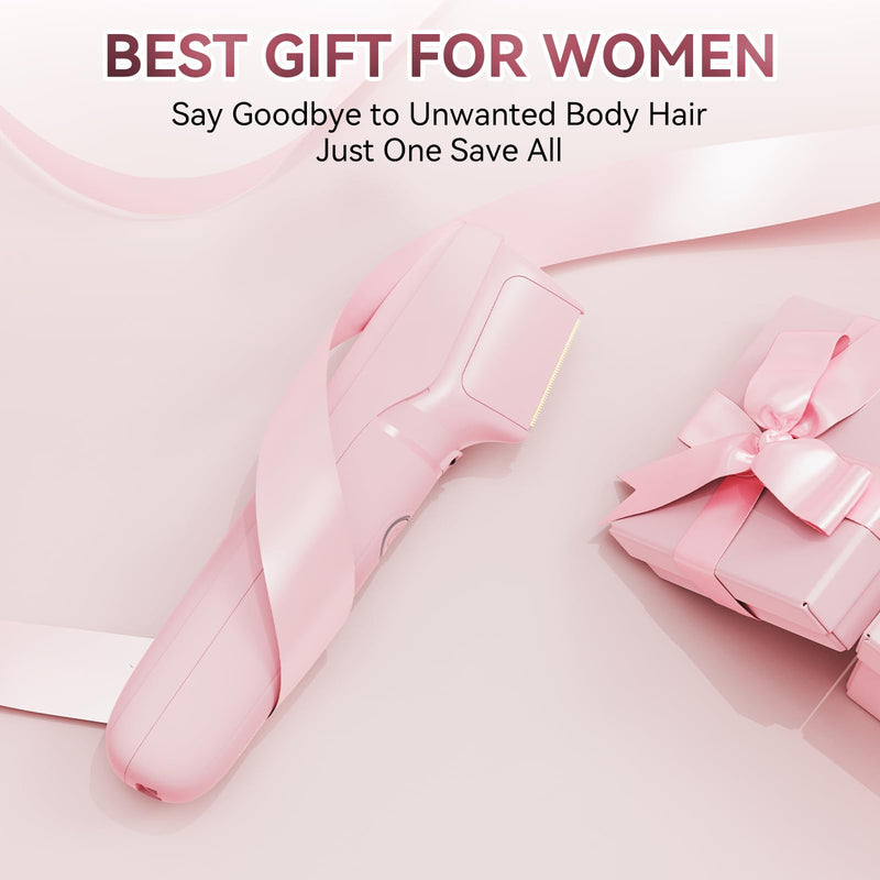[Australia] - Women's Bikini Trimmer - Painless Body Shaver with Curved Single Blade, Waterproof for Sensitive Skin & Intimate Areas 