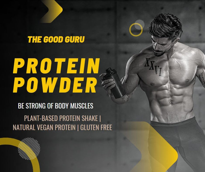 Vegan Protein Powder - 500g - Vanilla Flavour - Plant-Based High Protein Powder by The Good Guru