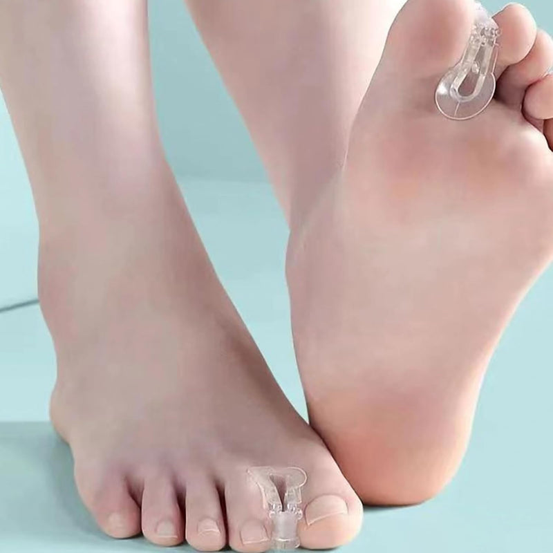 [Australia] - MEMNUN's soft and highly elastic SEBS toe separators, hallux valgus, bunion, hammer toe, overlapping toe corrector, yoga toe separators, 10 pieces 