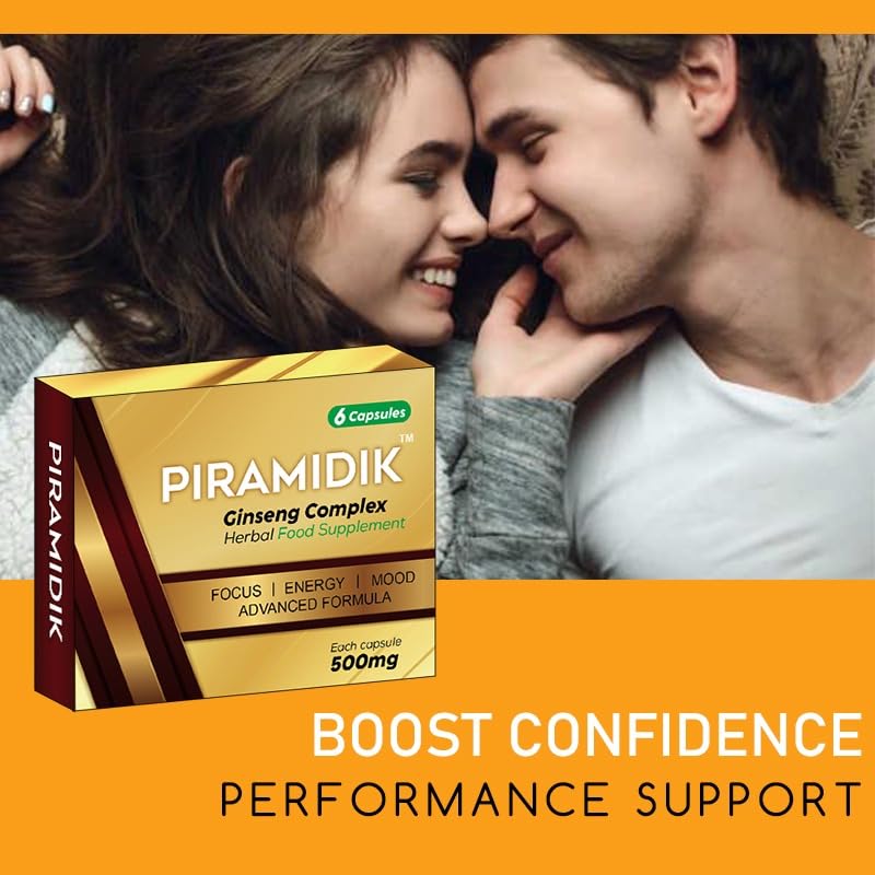 New Stronger for Longer Formula for Men - Ultra Strong Performance Enhancing Pills, Stamina Endurance Booster Gold Supplement Pills for Men - 6 Ginseng Capsules 500MG