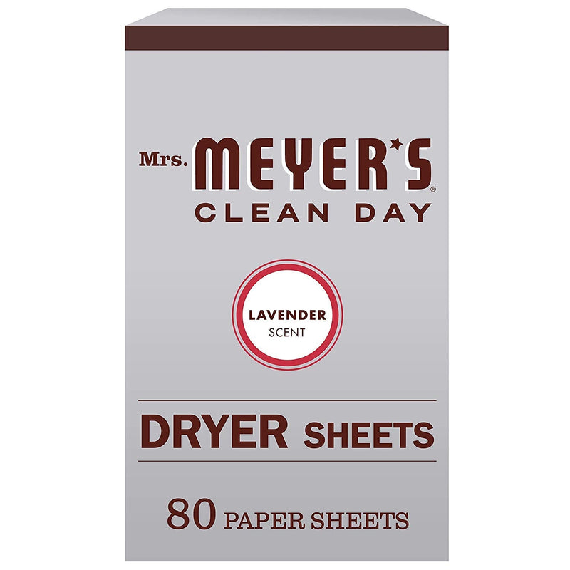 [Australia] - Mrs. Meyer's Clean Day Dryer Sheets (Lavender, 2 Pack, 160 Count) 