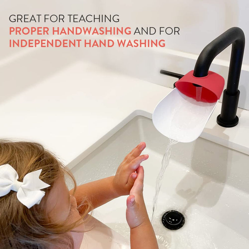 [Australia] - Prince Lionheart Fun and Safe Hand-Washing Solution | Faucet Extender for Babies and Toddlers | Fits Standard and Gooseneck Faucets | Galactic Grey 1 Pack 